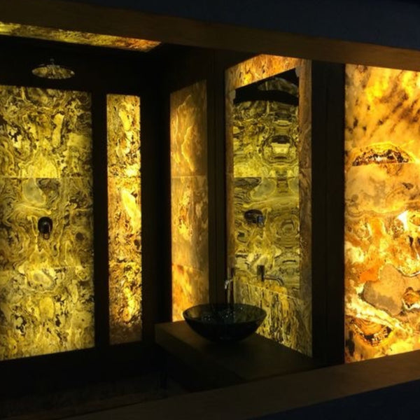 Flexible Translucent Stone Veneer