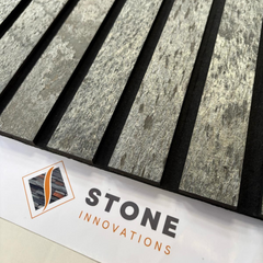 NEW YORK SILVER SHINE Slim Stone Louver Finer Panel