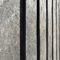 NEW YORK SILVER SHINE Slim Stone Louver Finer Panel