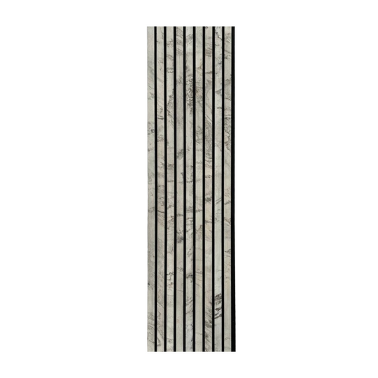 SATVARIO WHTE CLASSIC Slim Stone Louver Veneer Panel