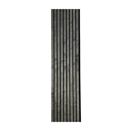 SINGAPORE SILVER GREY Slim Stone Louver Veneer Panel