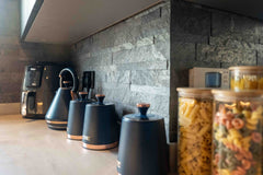 LONDON SAPPHIRE Split Face Quartzite Peel & Stick Wall Tile - 15 x 60cm