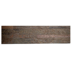 DUBAI COPPER Split Face Quartzite Peel & Stick Wall Tile - 15 x 60cm