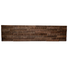 LINEAR ANTIQUE WOOD Split Face Wood Panel - 15 x 60cm
