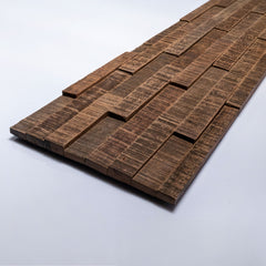 LINEAR ANTIQUE WOOD Split Face Wood Panel - 15 x 60cm