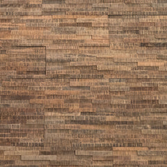 LINEAR ANTIQUE WOOD Split Face Wood Panel - 15 x 60cm