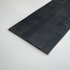 MOSCOW SESAME BLACK Peel & Stick Slate Desert Black Flexible Wall Tile - 15 x 60cm