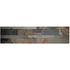 SEOUL MACEDONIAN Peel & Stick Slate Autumn Design Flexible Wall Tile - 15 x 60cm