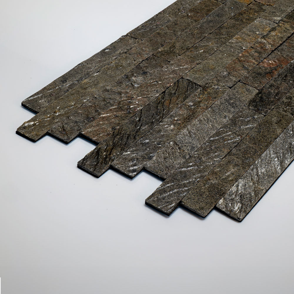 TOKYO EMERALD Split Face Small Lock Peel & Stick Wall Tile - 15 x 31.2 ...