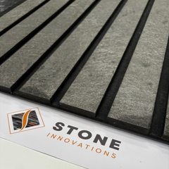 LONDON SAPPHIRE Slim Stone Louver Veneer Panel