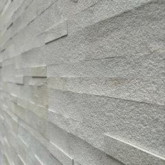 MOON STONE Split Face Sandstone Peel & Stick Natural Stone Wall Panel - 15 x 60cm