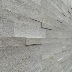 MOON STONE Split Face Sandstone Peel & Stick Natural Stone Wall Panel - 15 x 60cm