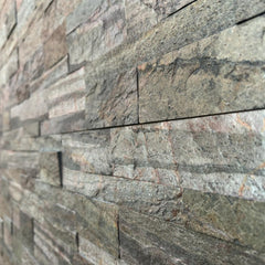 DUBAI COPPER Split Face Quartzite Peel & Stick Wall Tile - 15 x 60cm