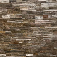 DUBAI COPPER Split Face Quartzite Peel & Stick Wall Tile - 15 x 60cm
