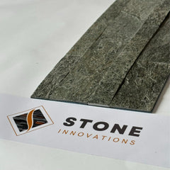 NEW YORK SILVER SHINE Split Face Quartzite Peel & Stick Wall Tile - 15 x 60cm