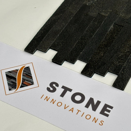 CARBON Split Face Small Lock Peel & Stick Wall Tile - 15 x 31.2cm