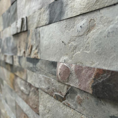 SEOUL MACEDONIAN Peel & Stick Slate Autumn Design Flexible Wall Tile - 15 x 60cm