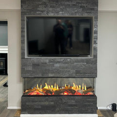 LONDON SAPPHIRE Split Face Quartzite Peel & Stick Wall Tile - 15 x 60cm