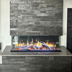 LONDON SAPPHIRE Split Face Quartzite Peel & Stick Wall Tile - 15 x 60cm