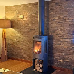 DUBAI COPPER Split Face Quartzite Peel & Stick Wall Tile - 15 x 60cm