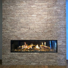 FOREST CHOCOLATE Split Face Marble Peel & Stick Wall Tile - 15 x 60cm