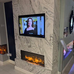 SATVARIO WHITE Flexible Stone Veneer Laminate - 122 x 244 x 0.2cm