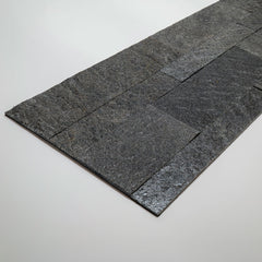 LONDON SAPPHIRE Split Face Quartzite Peel & Stick Wall Tile - 15 x 60cm